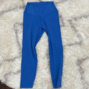 Aerie Vibrant Blue crossover Leggings